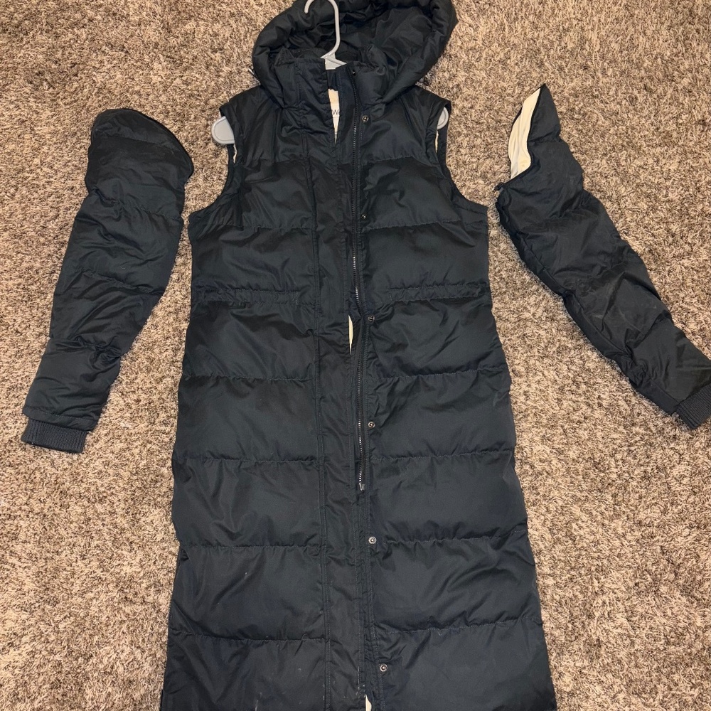 UpWest Long Jacket with detachable sleeves for vest